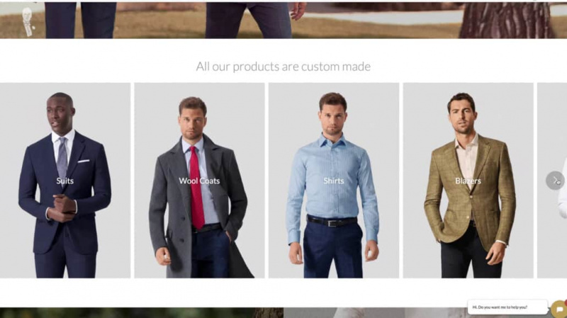 A Hockerty oferece uma ampla seleção de roupas personalizadas, como camisas sociais.