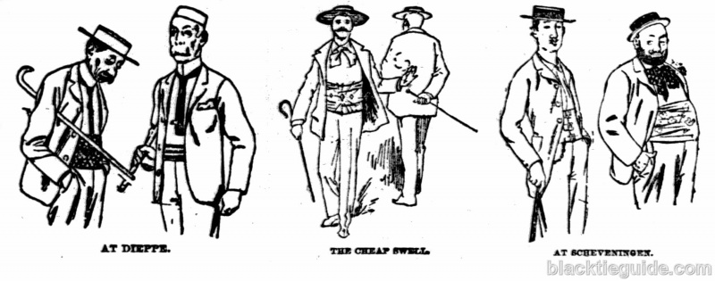 Tendances européennes de la ceinture de sécurité telles que décrites dans le Wichita Daily Eagle du 26 octobre 1892.