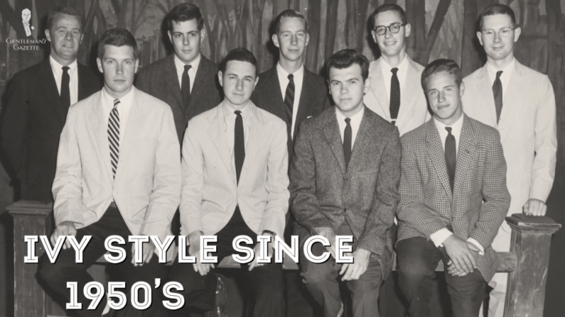 Ivy Style a commencé à prospérer dans les années 1950