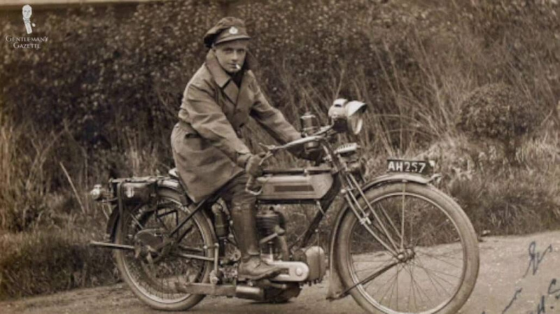Britský dispečerský jezdec z 1. světové války