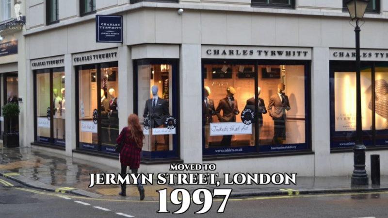 Charles Tyrwhitt a déménagé son magasin phare à Jermyn Street en 1997.