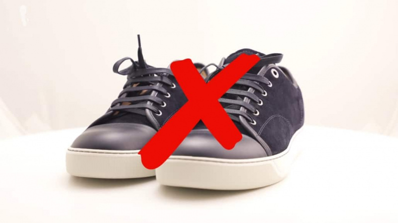 Le sneakers Lanvin secondo noi: NON NE VALE LA PENA.