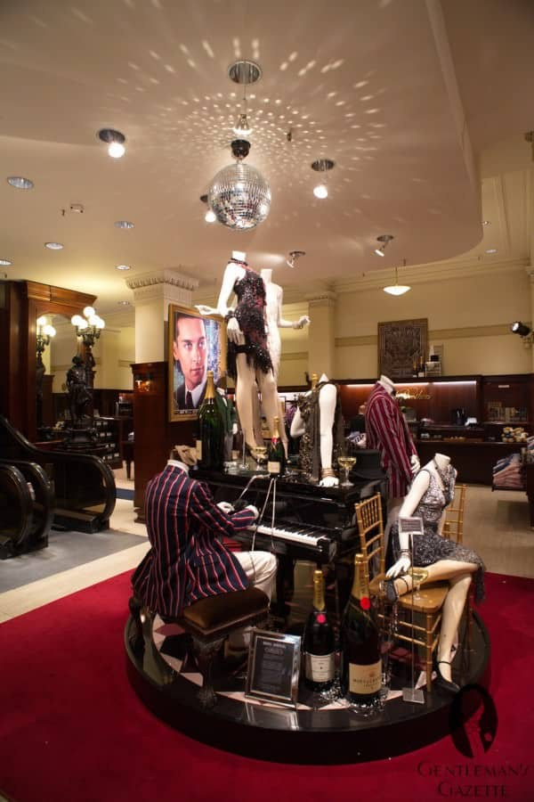 Exibição de blazer Gatsby Club na Brooks Brothers na Madison Ave