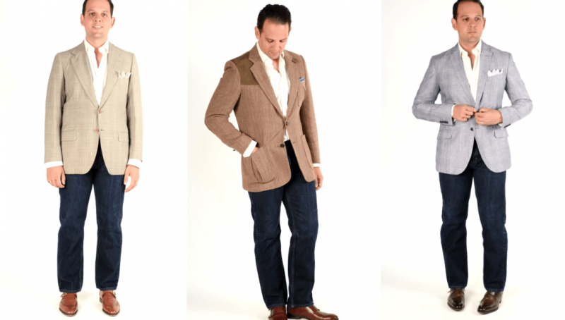 Неколико комбинација фармерки и јакни које је носио Свен Рапхаел Сцхнеидер