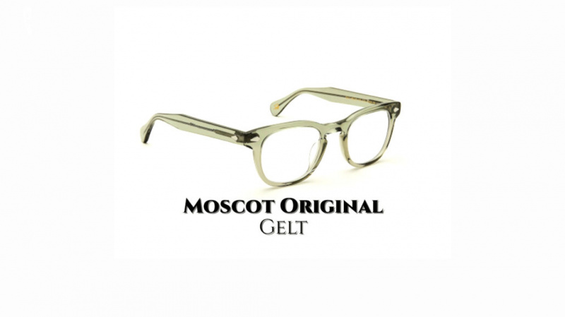 Le modèle Gelt des lunettes Moscot Original.