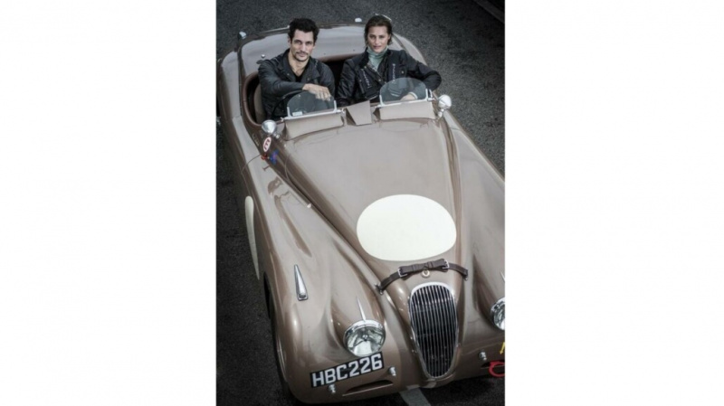 Gandy et Yasmin Le Bon aux Mille Miglia, 2013