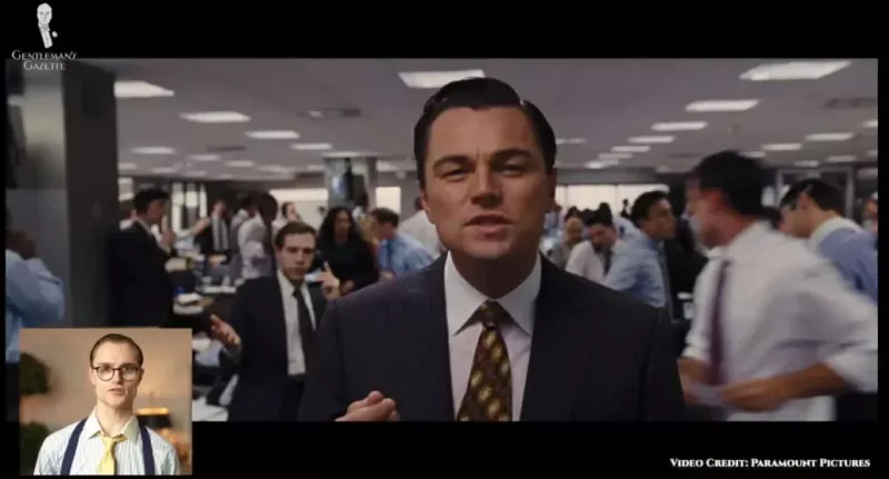 Leonardo DiCaprio dans le rôle de Jordan Belfort dans Le Loup de Wall Street (2013)