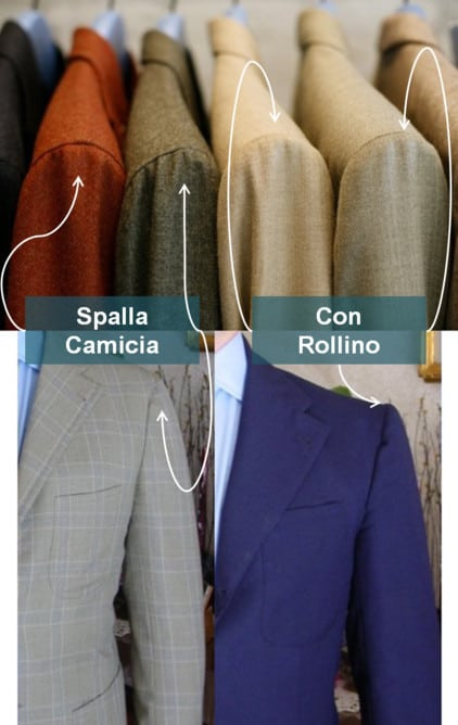 Spalla Camicia vs. avec Rollino