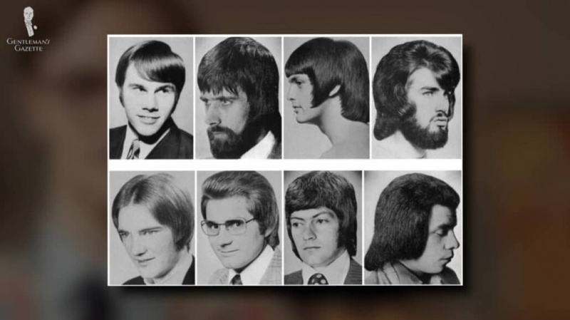 Les différentes coiffures uniques dans les années 1960.