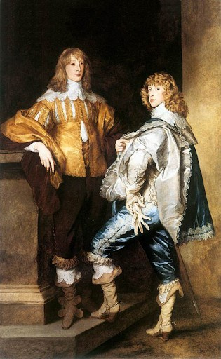 Екстравагантна одећа у француском стилу била би ублажена трезвенијим енглеским стиловима.