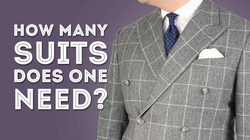 ¿Cuántos trajes necesita un caballero?