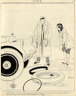 Laurence Fellows Kelly Springfield Tire Ad