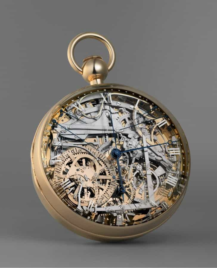 Kapesní hodinky Marie Antoinette č. 1160 Skeleton