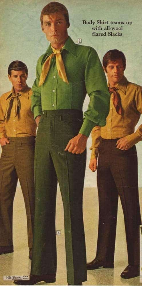 Camisas justas do corpo da década de 1960