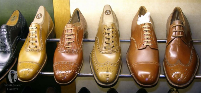 Chaussures Crockett & Jones magnifiquement cousues des années 1930