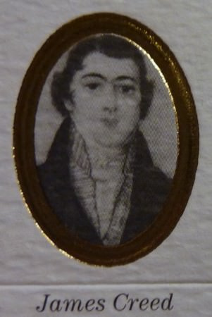 Un portrait de James Creed 1760