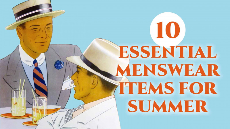 10 itens essenciais de moda masculina de verão em escala 3840x2160