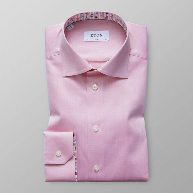 Košile Eton v růžové barvě