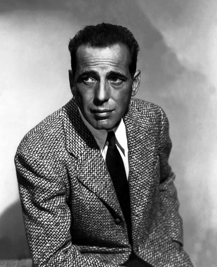 Humprhey Bogart em tweed