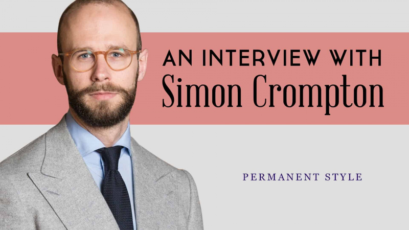 Entretien de style permanent avec Simon Crompton