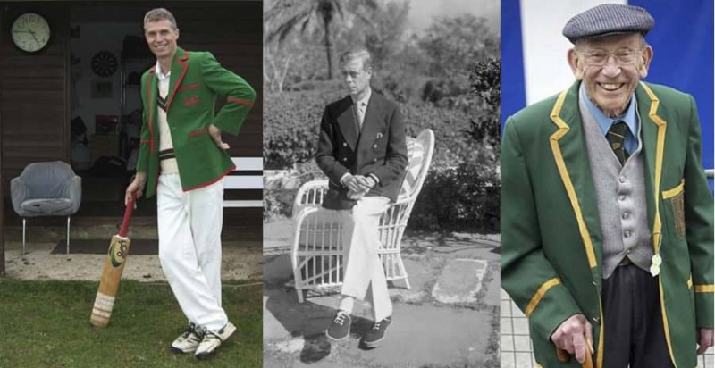 Cricket Blazer, Duque de Windsor em Navy Blazer e Regatta Blazer em verde