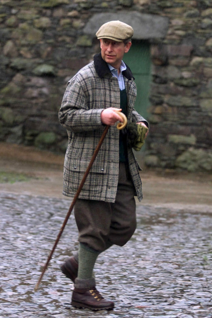 A tampa plana tem suas origens na roupa rural britânica.