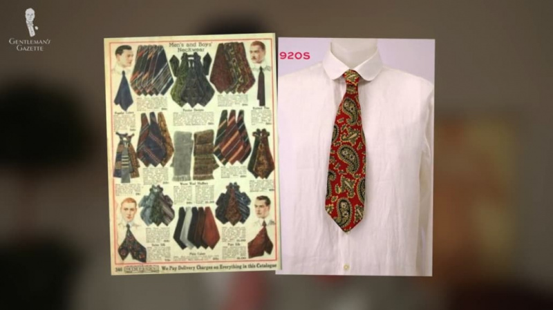 Cravates Courtes Vintage