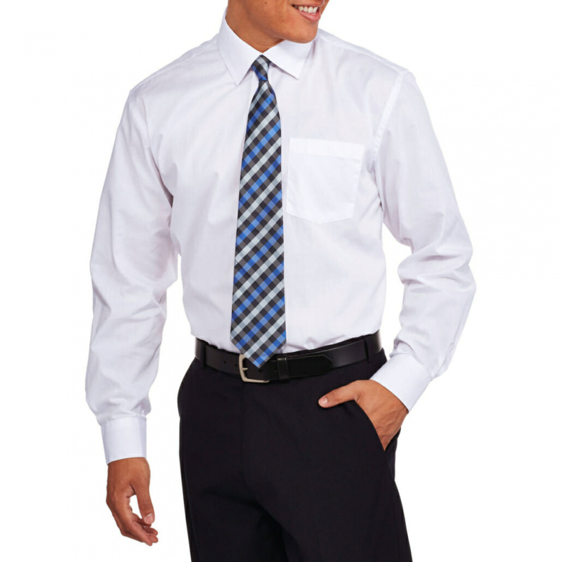Изглед кошуље и кравате, без сакоа