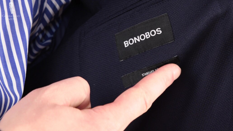 Veste de costume non doublée de Bonobos
