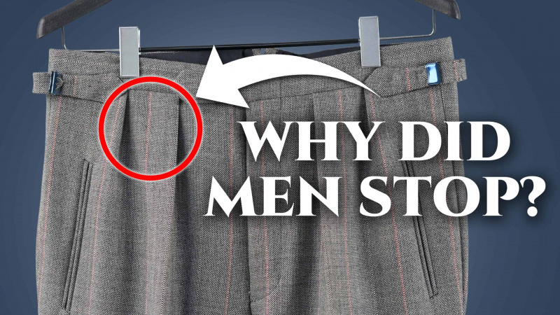 Zašto su muškarci prestali nositi plisirane hlače (hlače)?