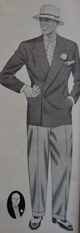 Fresko flanelska odjeća 1930