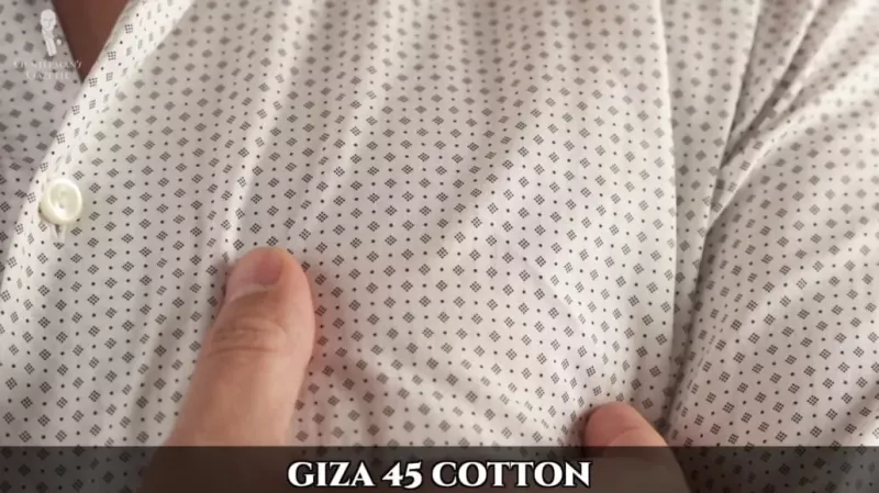 Eton utilise du coton Giza 45 pour ses chemises.