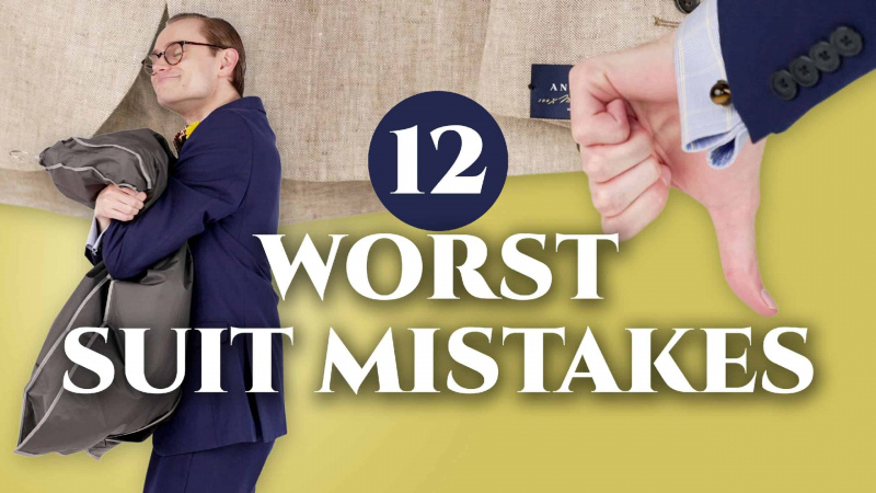 Vyvarujte se těchto 12 chyb v obleku! (Nejhorší chyby v pánském oblečení)