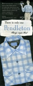 Annonce Pendleton 1954