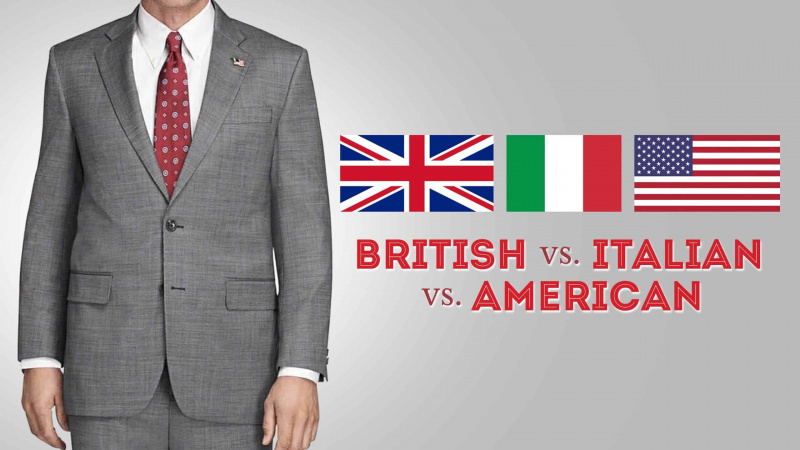 Britannique contre italien contre américain - Suit Fashions & Silhouettes