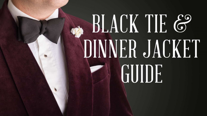 црна кравата сако за вечеру водич