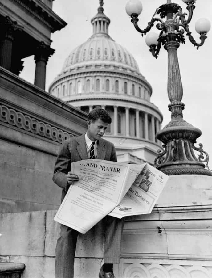 Kennedy sur la colline du Capitole, 1946