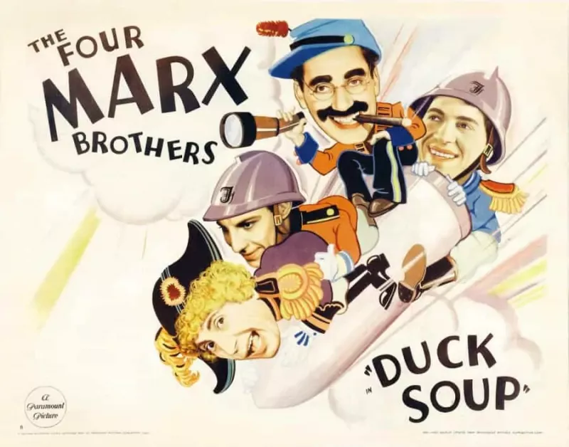 Kachní polévka s bratry Marxovými v hlavní roli