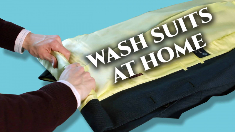 Slik vasker du en dress hjemme