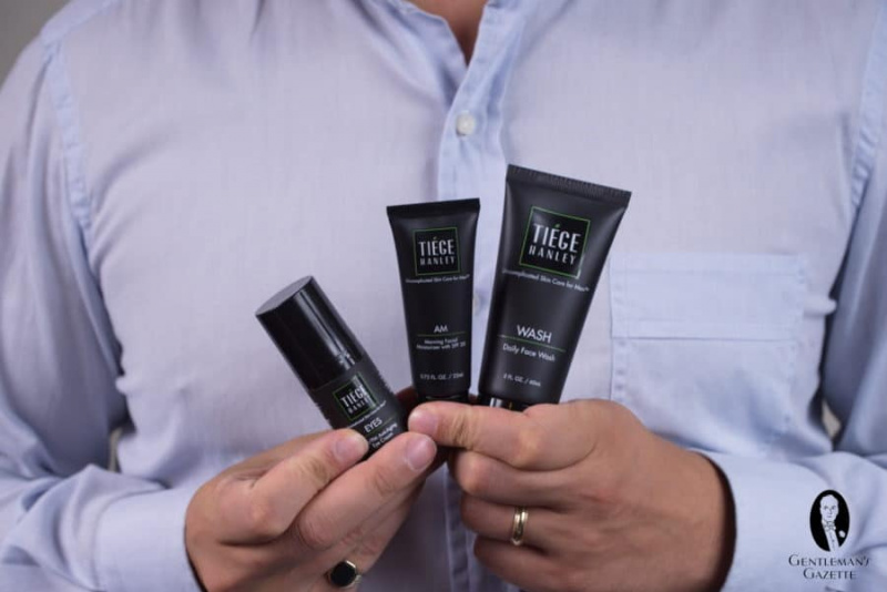 Se você quer produtos de cuidados com a pele de alta qualidade para homens, dê uma olhada em Tiege Hanley