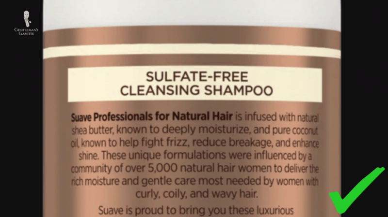 Le shampooing sans sulfate est toujours votre meilleure option