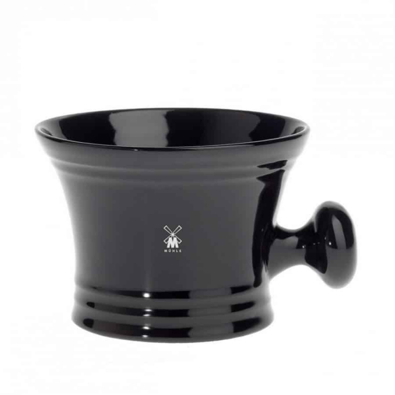 Порцеланска шоља у црној боји са дршком