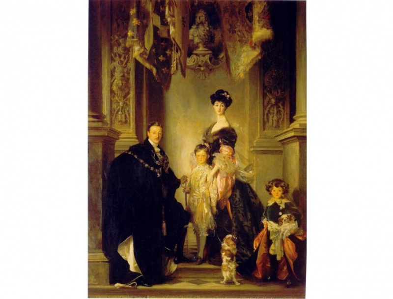 La famille du duc de Marlborough, par John Singer Sargent