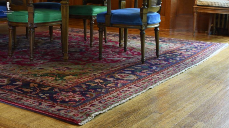 Att lägga till en orientalisk matta kommer att ge en traditionell touch till ditt hem.