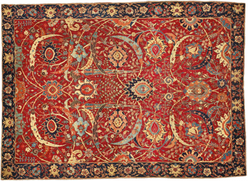 Un beau tapis oriental
