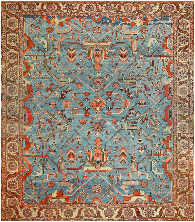 En gammal orientalisk matta