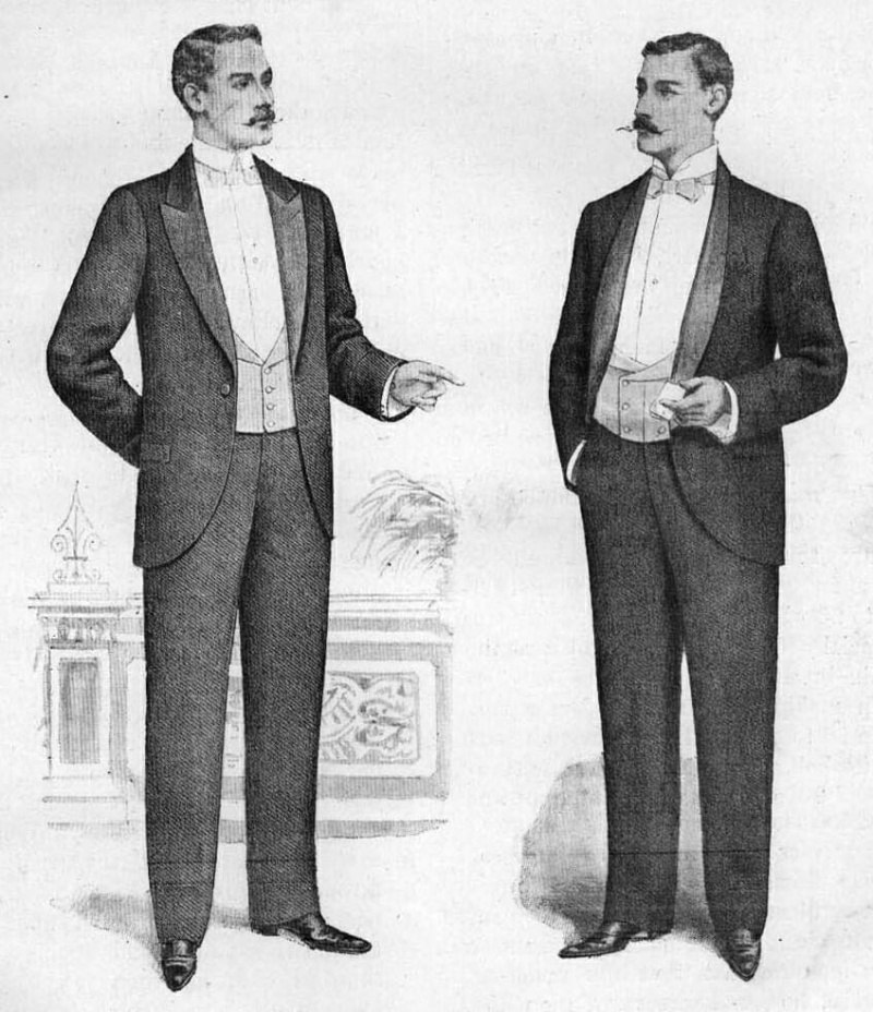Premiers smokings, 1898