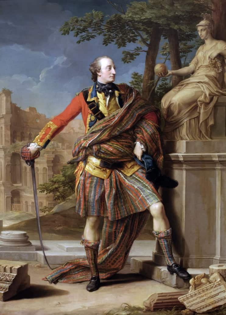 Pompeo Builders, kolonel de Hon. William Gordon (1736-1816), 1766. Edinburgh, National Trust for Scotland