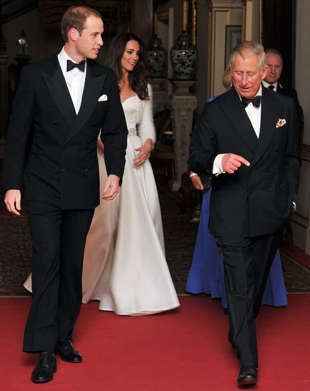 Casamento Real - Príncipe Charles e Príncipe William em Black Tie