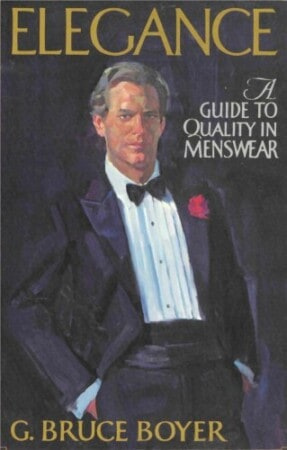 Obálka knihy Elegance G. Bruce Boyer 1985